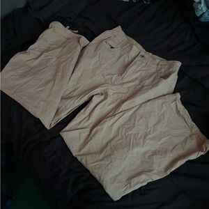 No Boundaries Beige Relaxed Pants